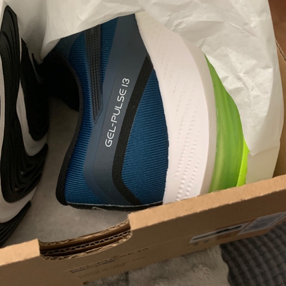 Ascis mens 11 size gel-pulse, manko blue.black sneakers - Picture 5 of 5